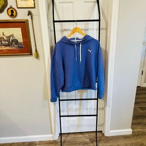 Puma Purple Hooded Lightweight Sweatshirt